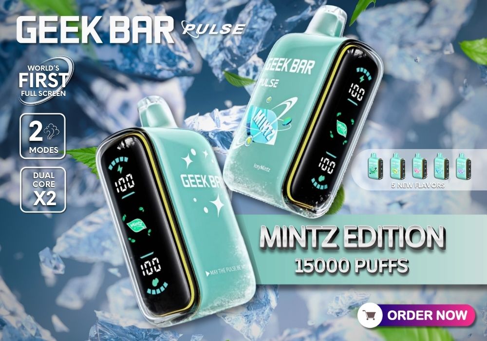 Geek Bar Pulse 15000 Puffs Disposable - Mintz Edition | Apex Vape Wholesale